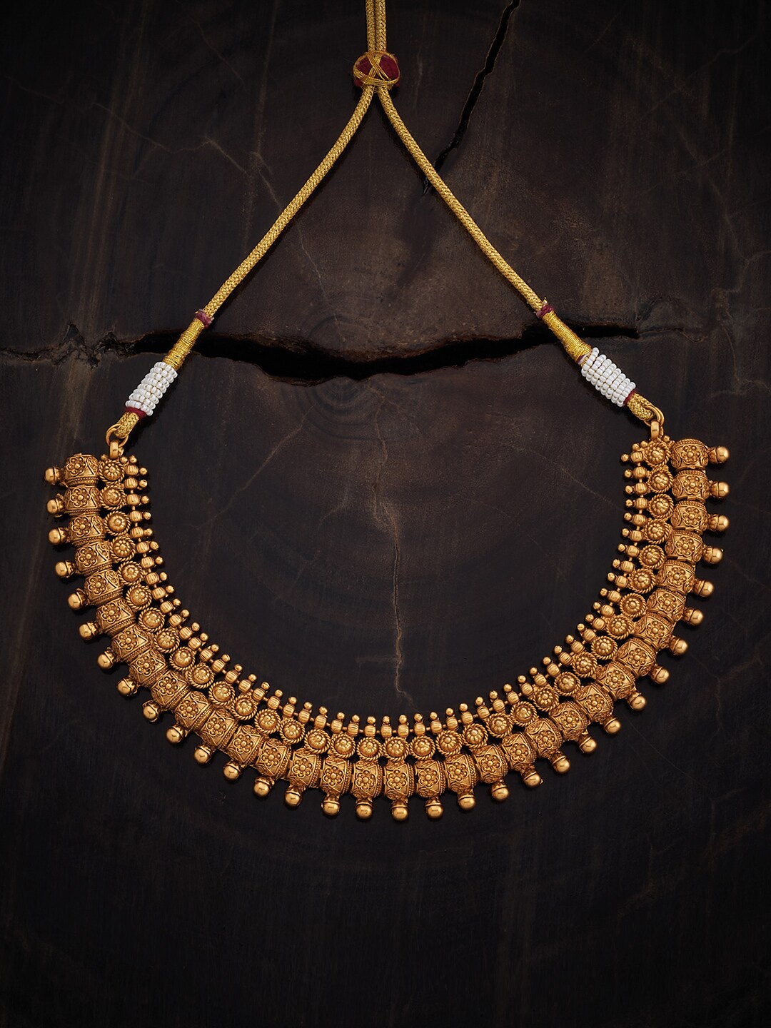 

Kushal's Fashion Jewellery Gold Plated Necklace