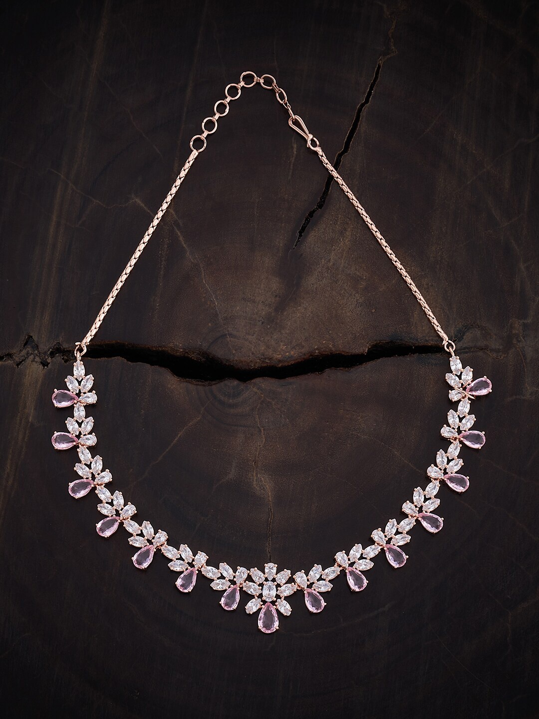 

Kushal's Fashion Jewellery Rose Gold-Plated Necklace