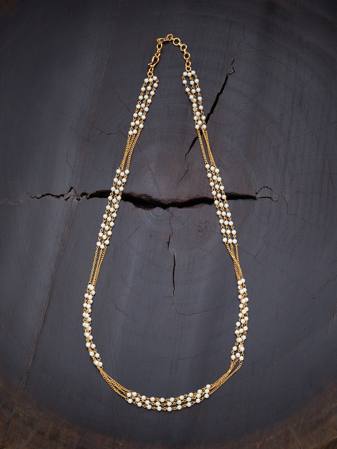 

Kushal's Fashion Jewellery Gold-Plated Antique Necklace