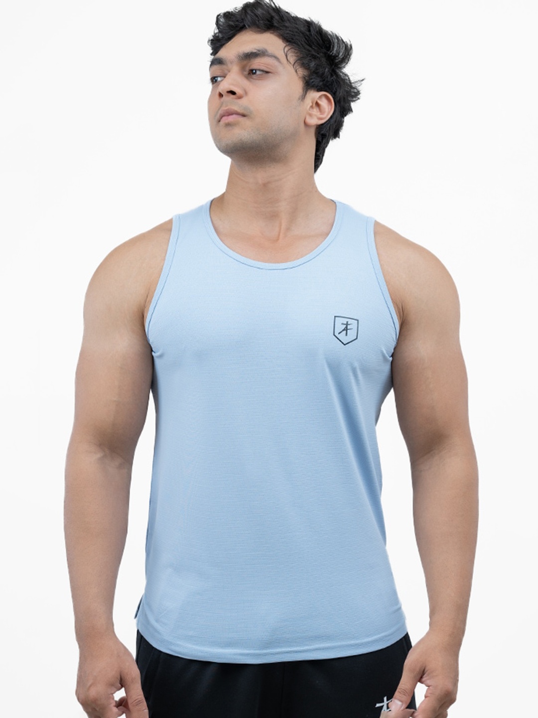 

Athflex Sleeveless Tank Vests, Blue