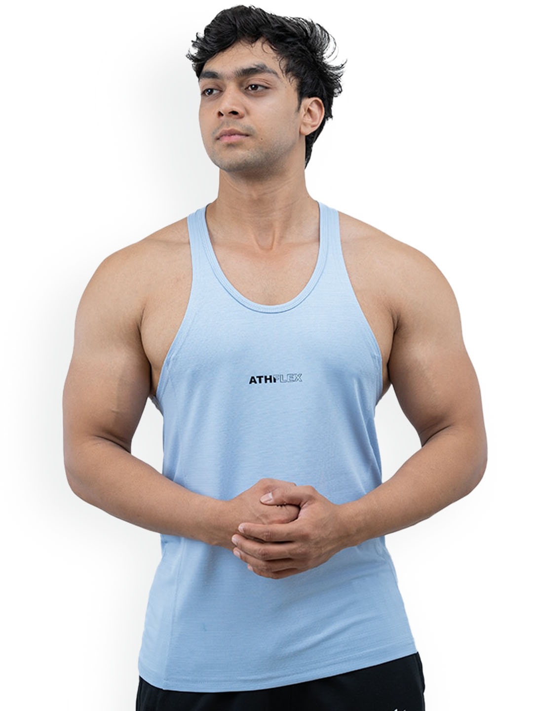 

Athflex Sleeveless Innerwear Vests D1-E-S-I-Blue