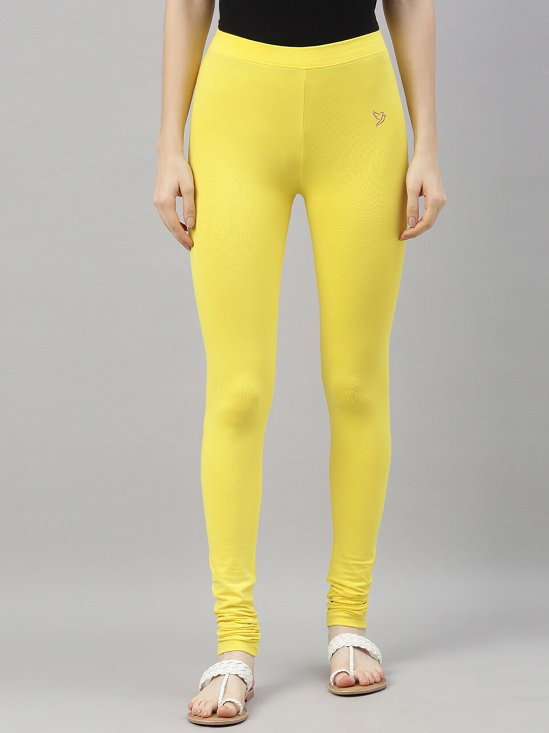 

TWIN BIRDS Churidar-Length Leggings, Yellow