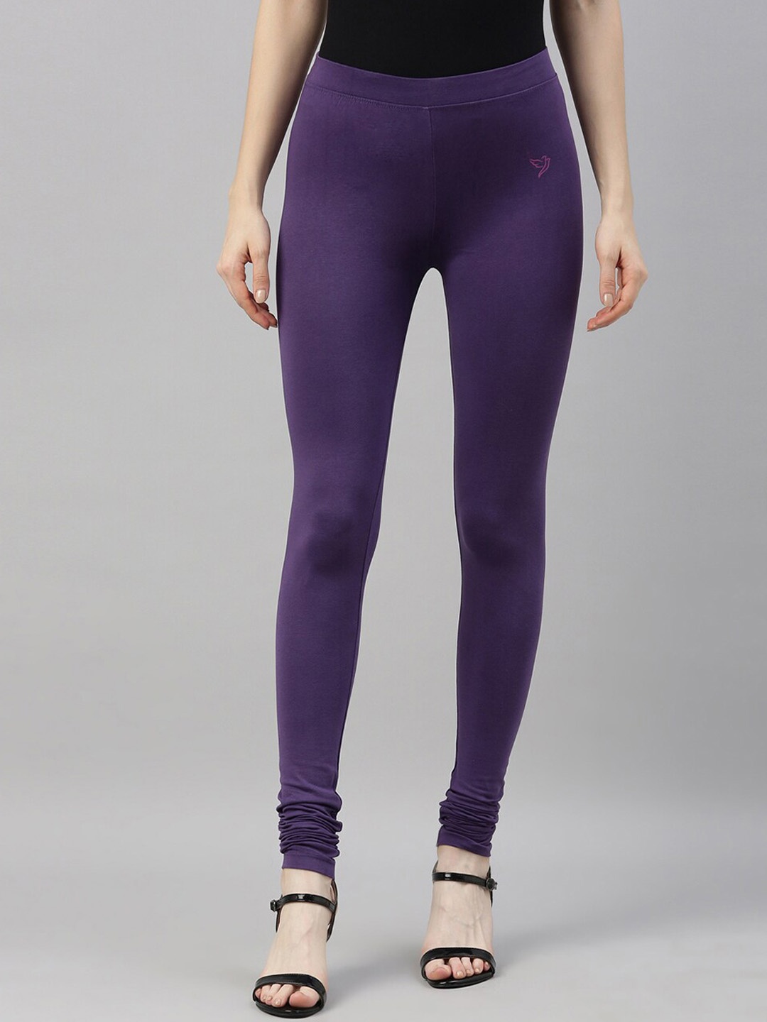 

TWIN BIRDS Churidar-Length Leggings, Purple