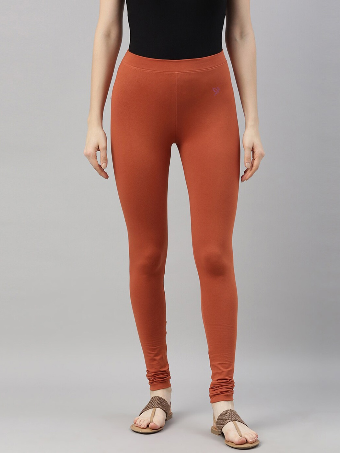 

TWIN BIRDS Churidar Length Leggings, Rust