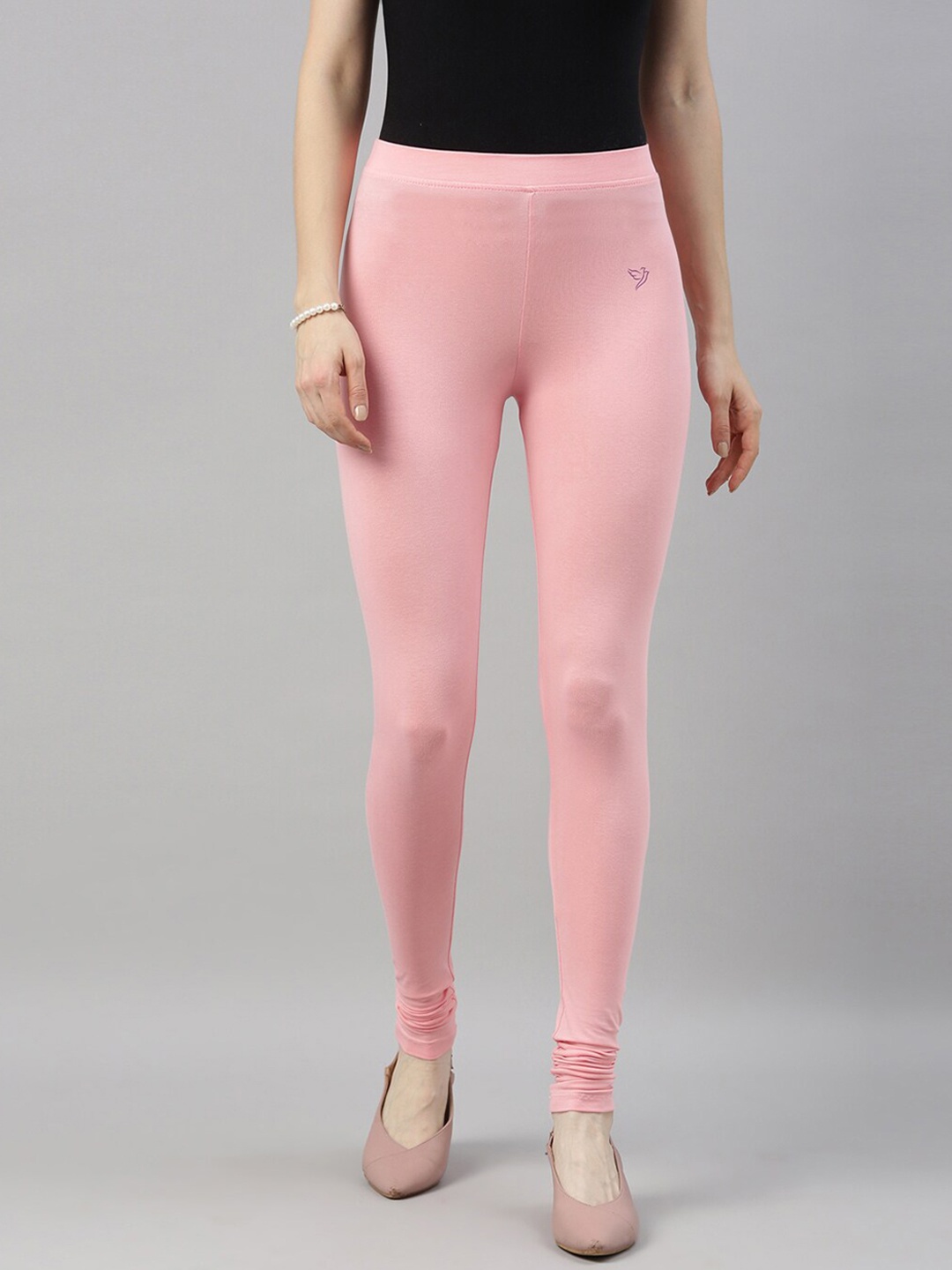 

TWIN BIRDS Churidar-Length Leggings, Pink