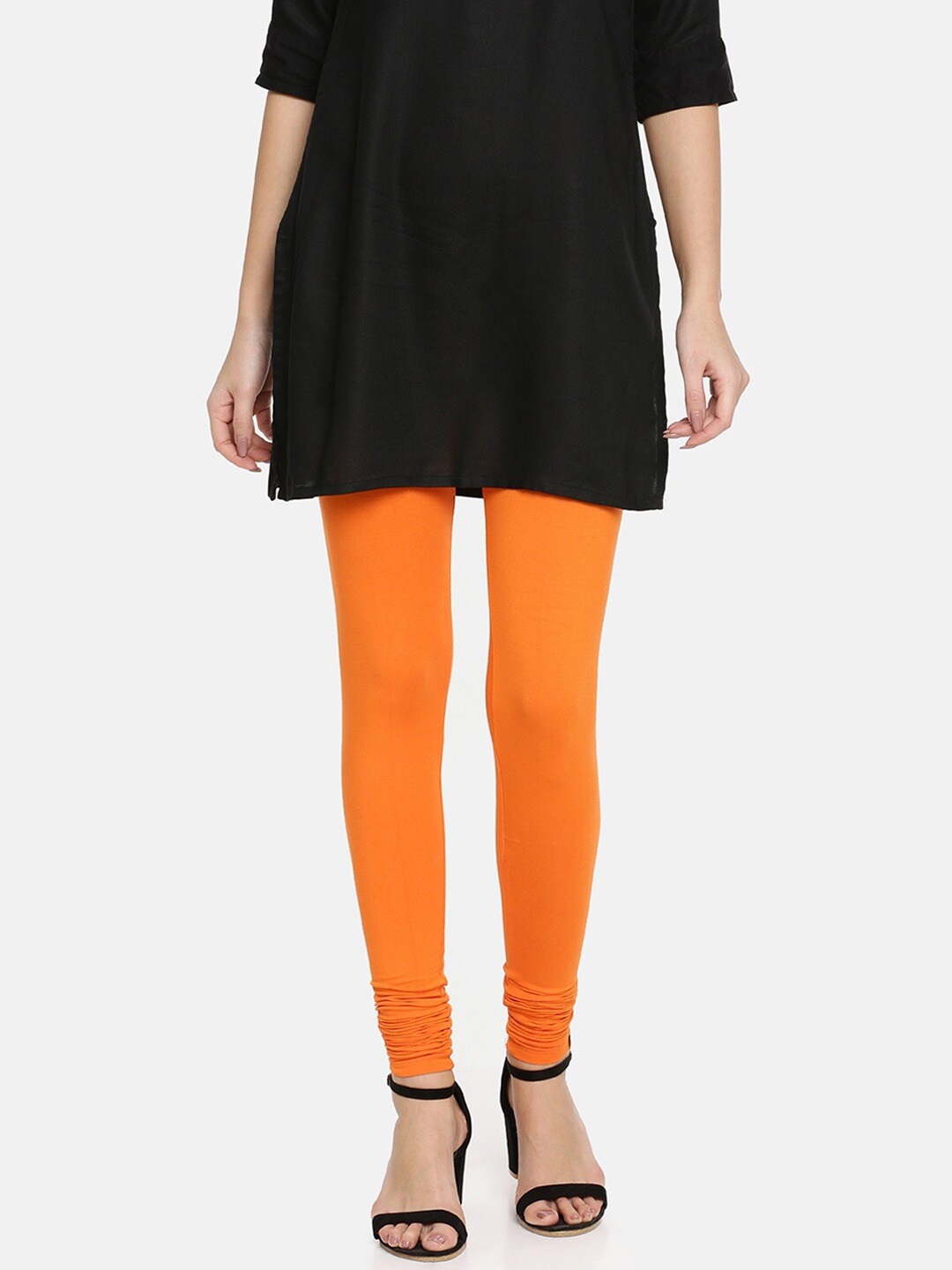 

TWIN BIRDS Churidar Length Leggings, Orange