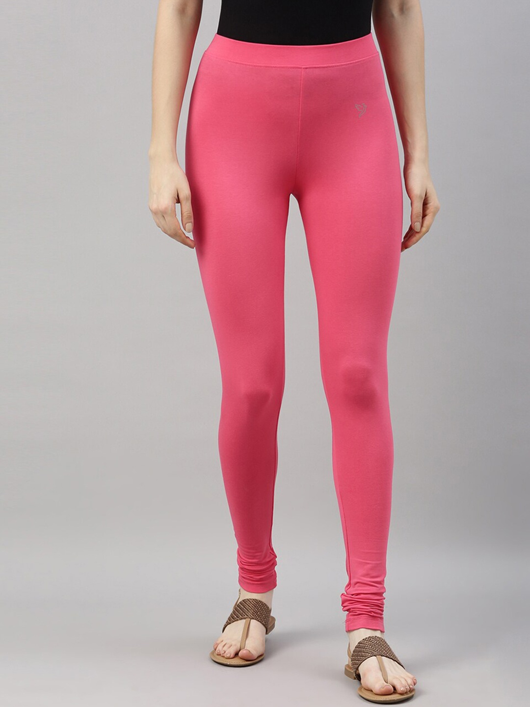 

TWIN BIRDS Churidar-Length Leggings, Pink