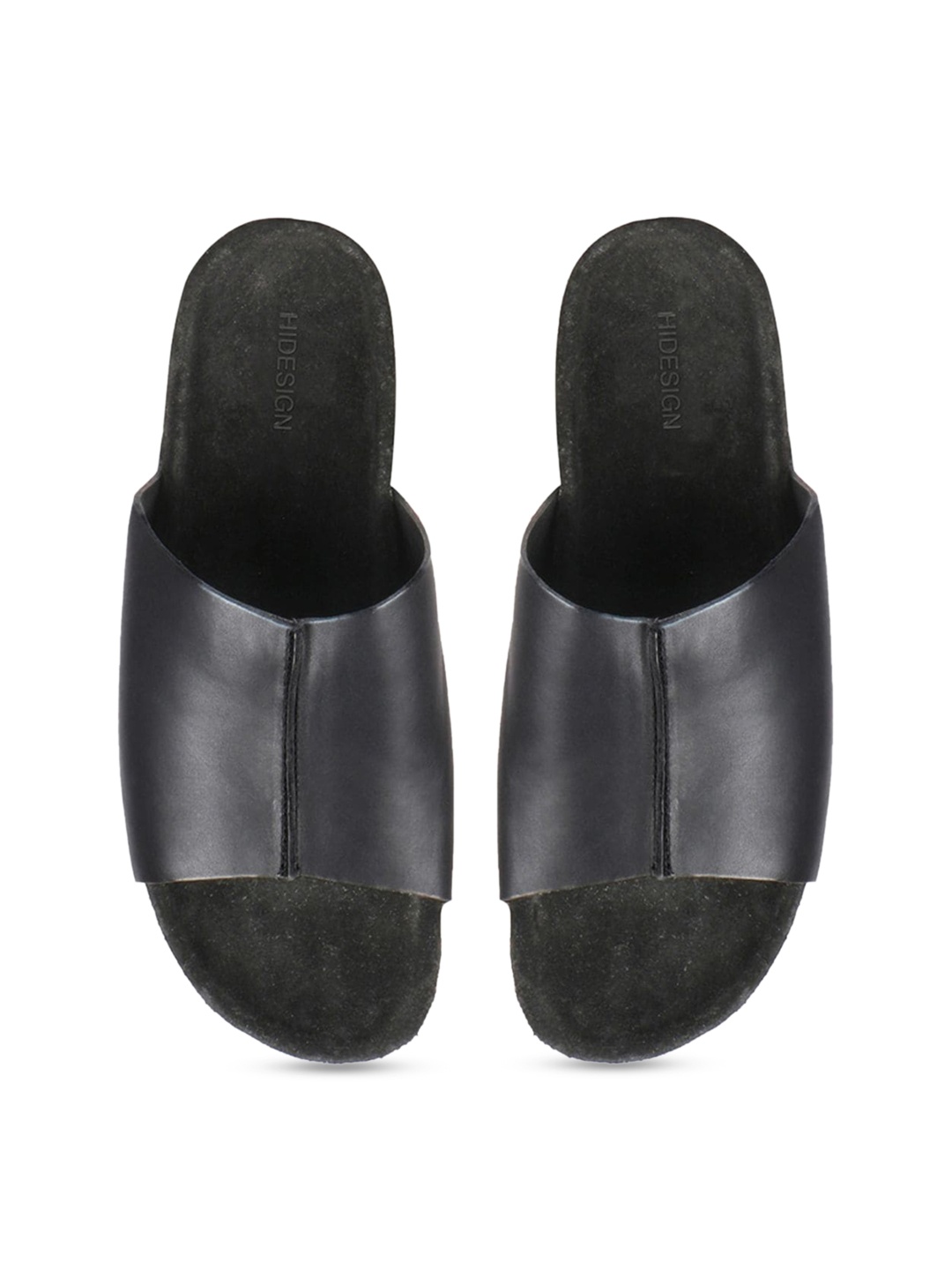 

Hidesign Cancun Leather Open Toe Mules, Black