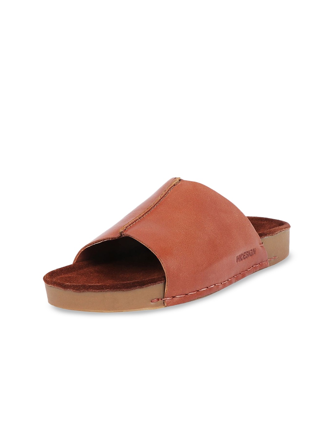 

Hidesign CANCUN Leather Open Toe Flats, Tan