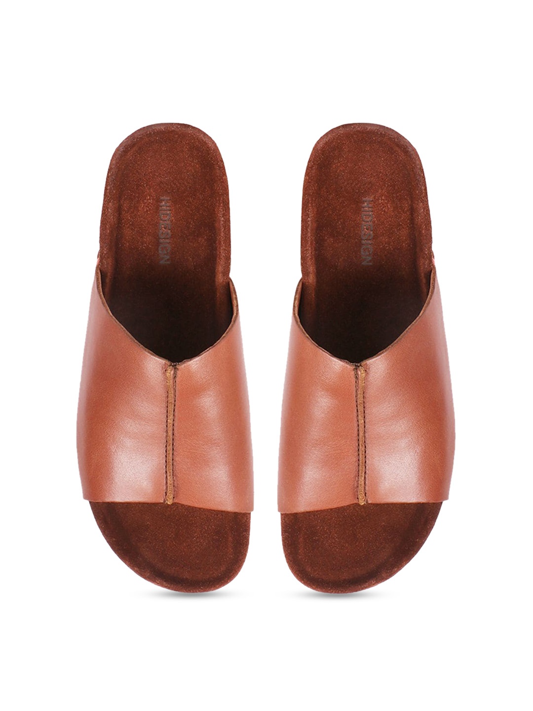 

Hidesign CANCUN Leather Open Toe Flats, Tan