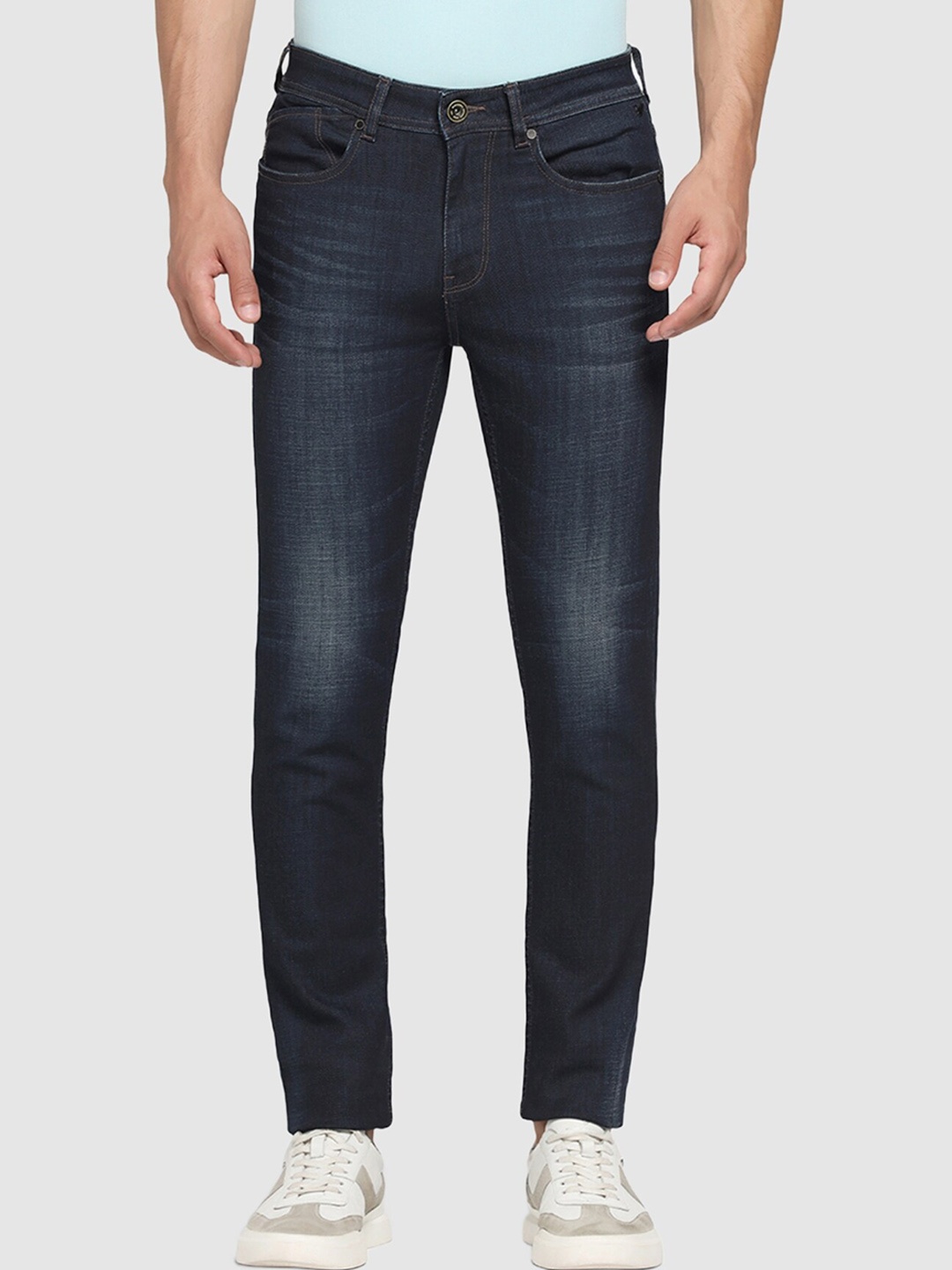 

Blackberrys Men Jean Skinny Fit Low-Rise Light Fade Jeans, Navy blue