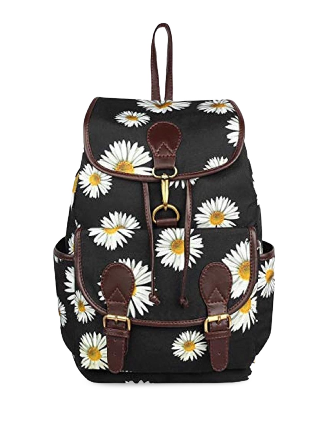 

Mast & Harbour Floral Printed Backpack, Black