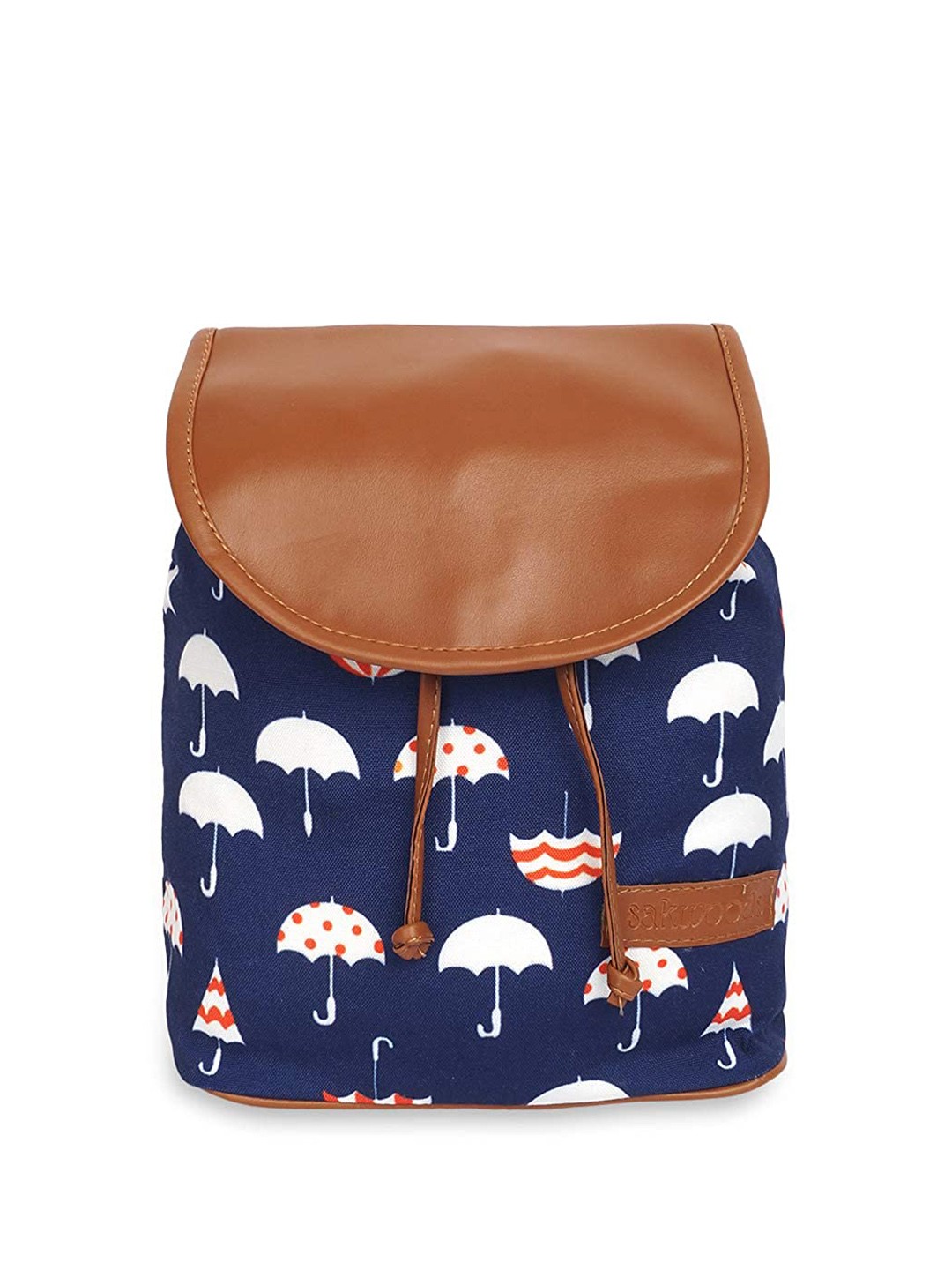 

Mast & Harbour Conversational Printed Canvas Structured Sling Bag, Blue