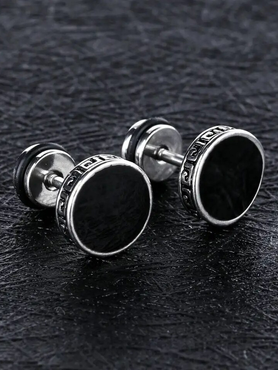 

KARISHMA KREATIONS Set Of 2 Studs Earrings, Gold