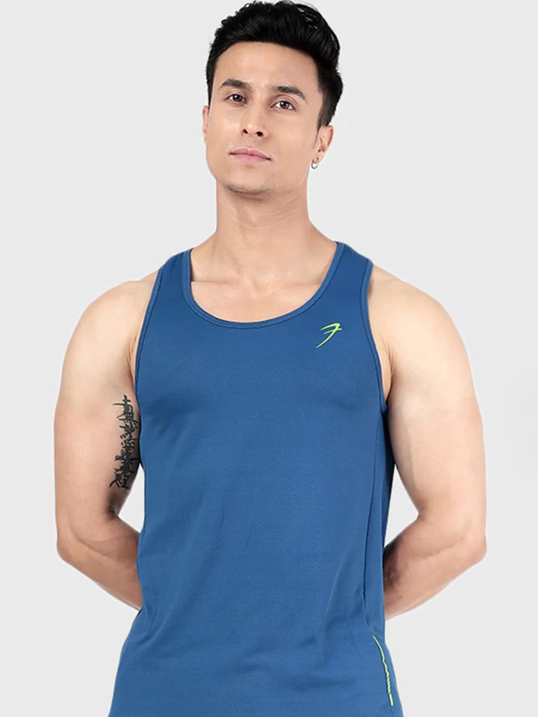 

FUAARK Sleeveless Innerwear Vests FAU-Tank-Teal-S