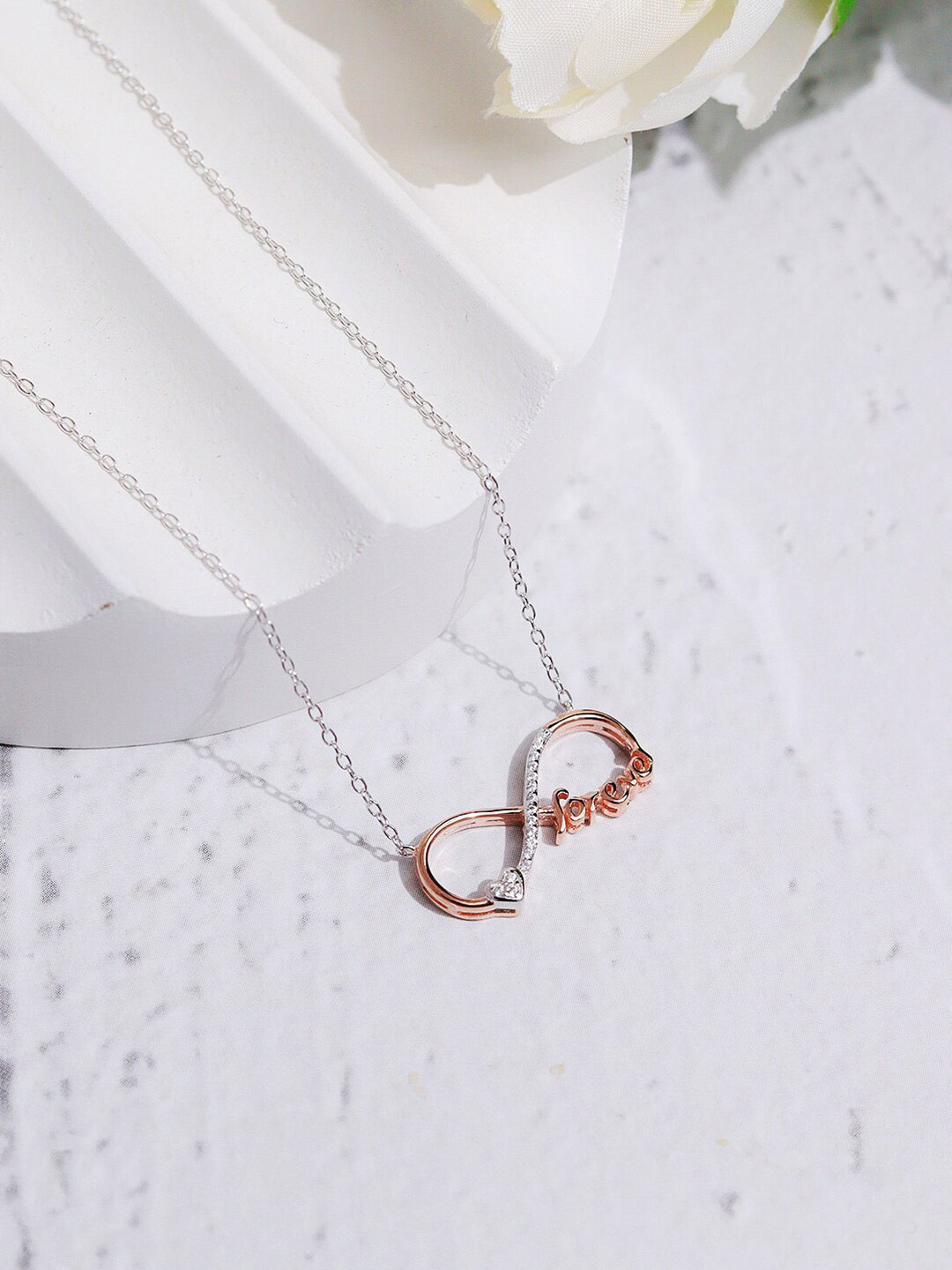 

CURIO COTTAGE Sterling Silver Rhodium-Plated Chain