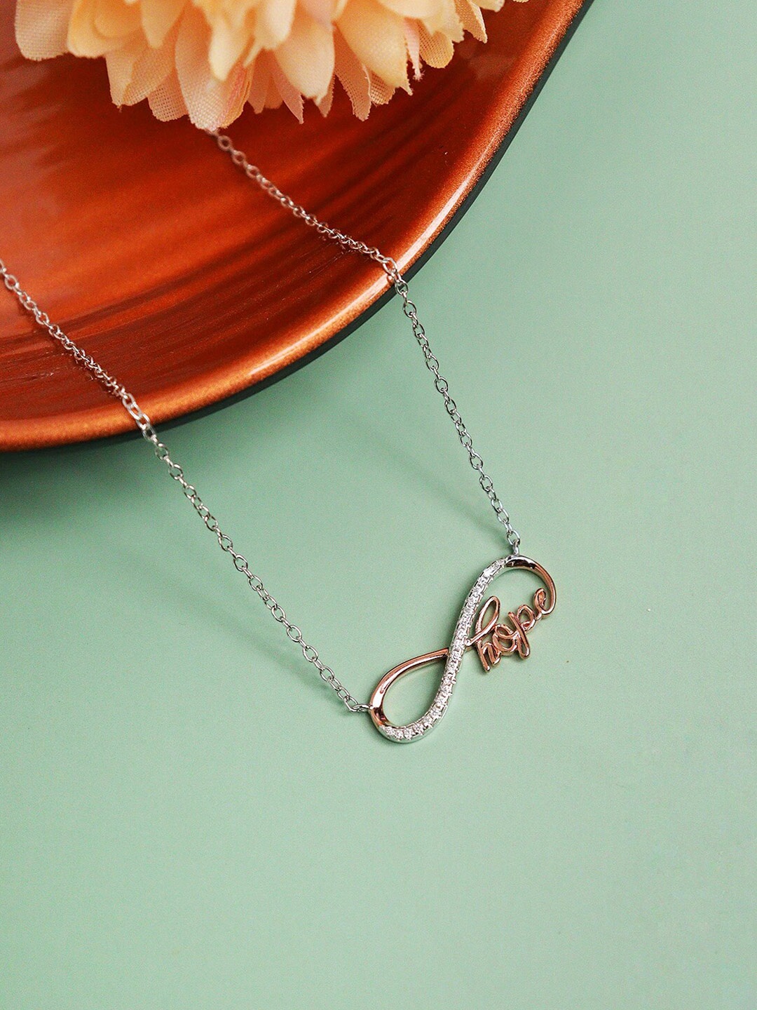 

CURIO COTTAGE Sterling Silver Rose Gold-Plated Chain