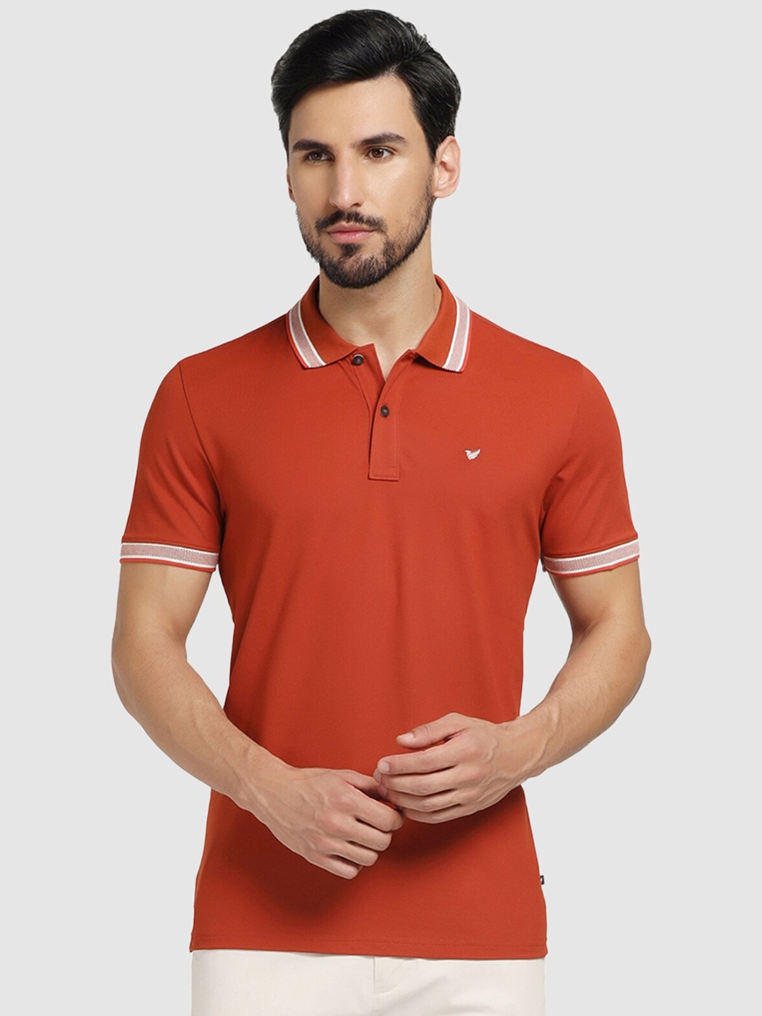 

Blackberrys Polo Collar Slim Fit T-shirt, Rust