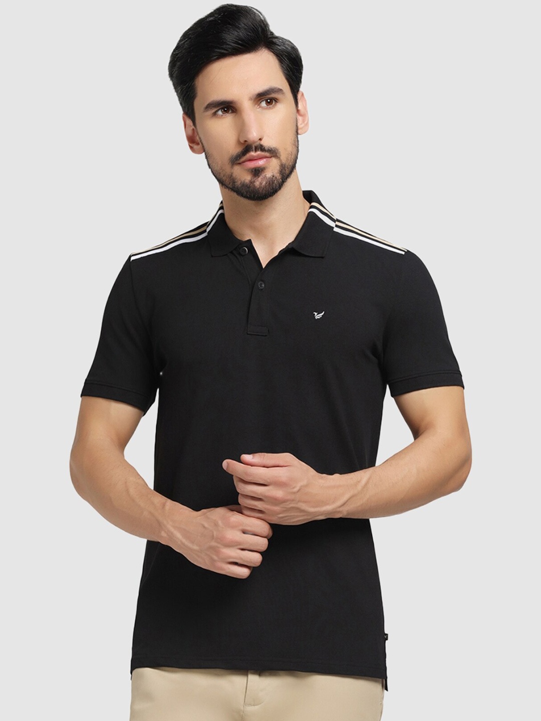 

Blackberrys Slim Fit Polo Collar T-shirt, Black