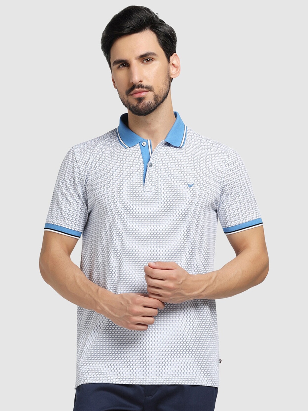

Blackberrys Polo Collar Slim Fit T-Shirt, Grey