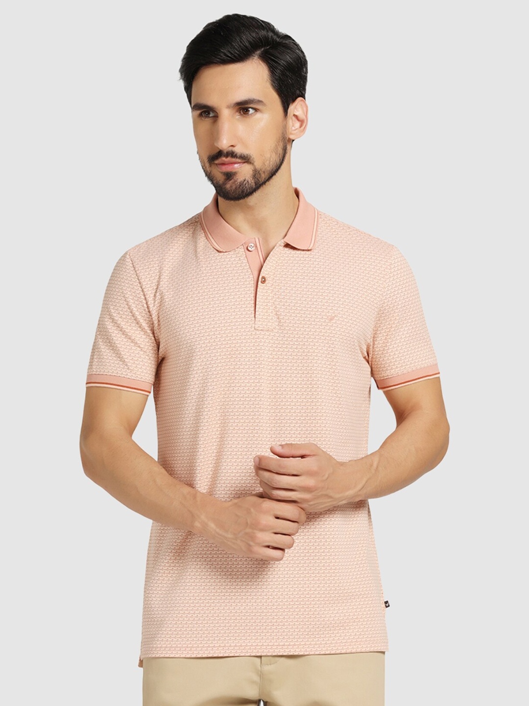 

Blackberrys Polo Collar Slim Fit T-Shirt, Peach