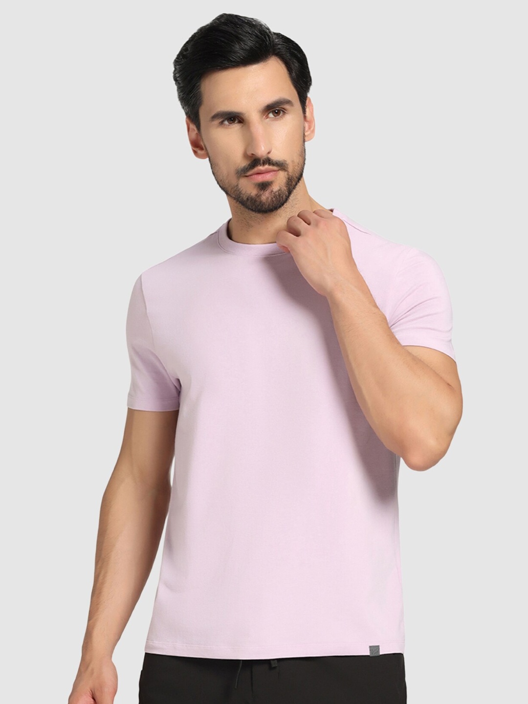 

Blackberrys Round Neck Slim Fit T-shirt, Lavender