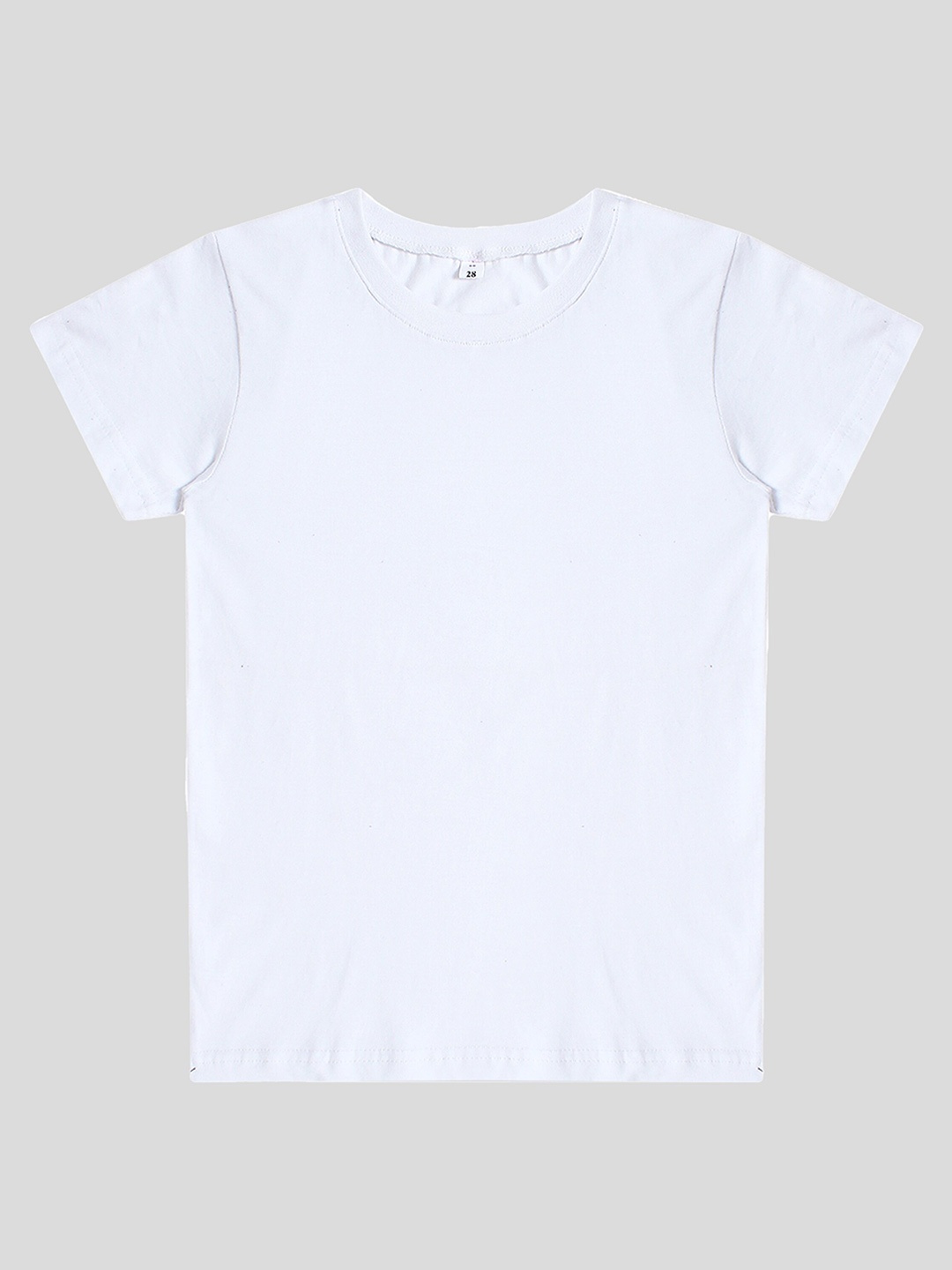 

Fasha Boys Round Neck Pure Cotton T-shirt, White