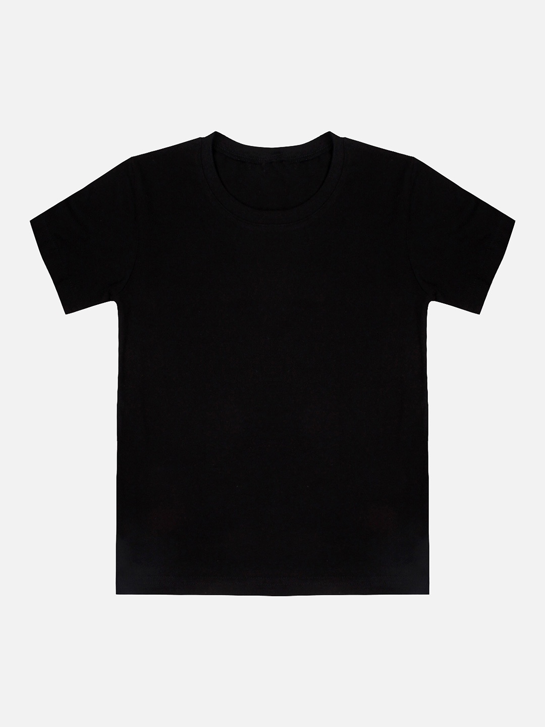 

Fasha Boys Round Neck Pure Cotton T-shirt, Black