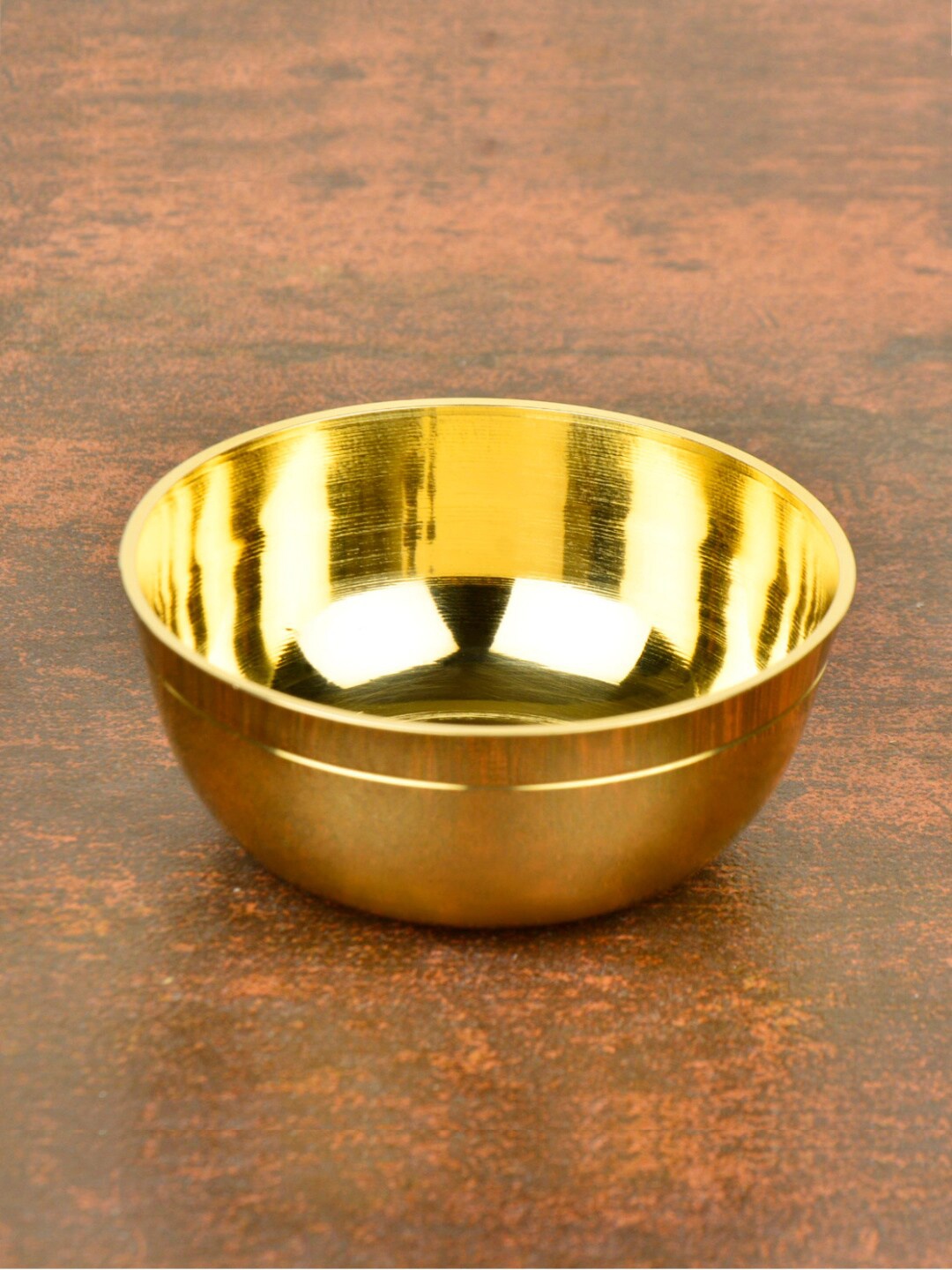

StyleMyWay Premium Beige Pure brass Pooja Katori, Gold