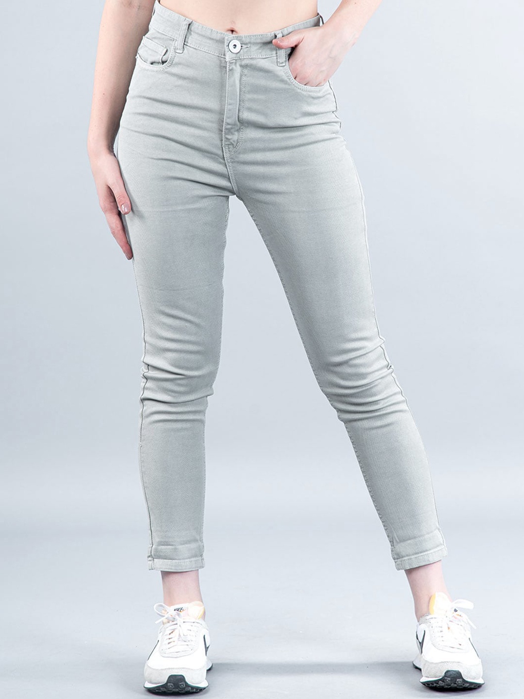 

Tistabene Women Comfort Skinny Fit Clean Look Stretchable Jeans, Na