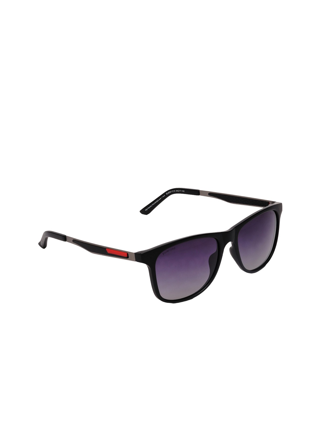 

ELVIS Men Wayfarer Sunglasses With UV Protected Lens, Black