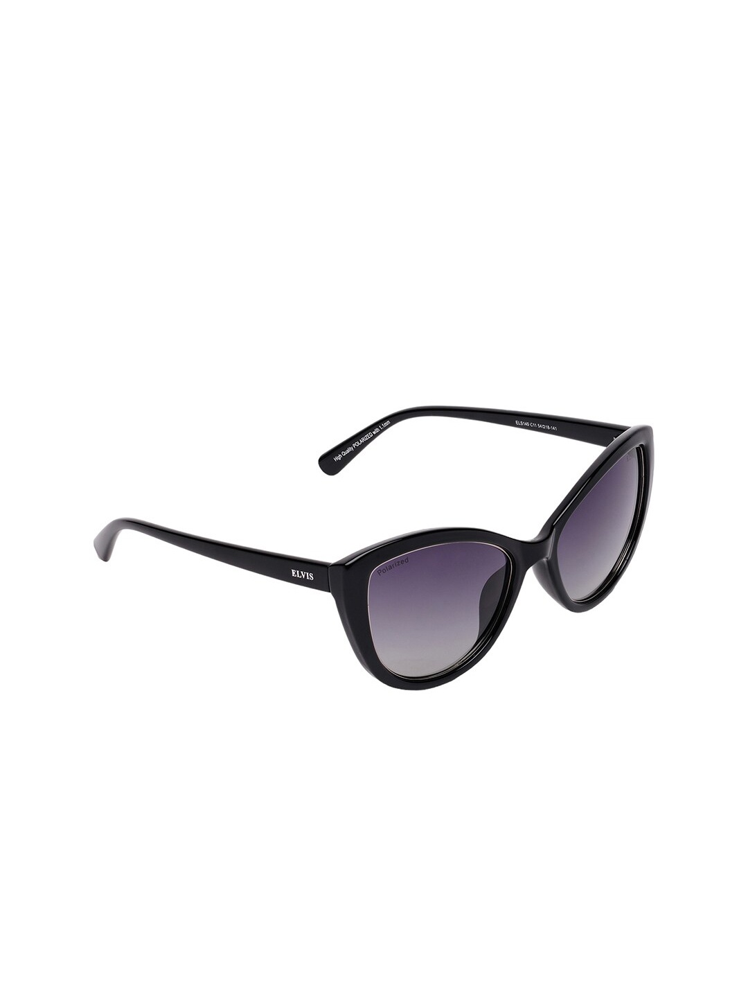 

ELVIS Women Cateye Sunglasses with UV Protected Lens ELS145 C11, Black