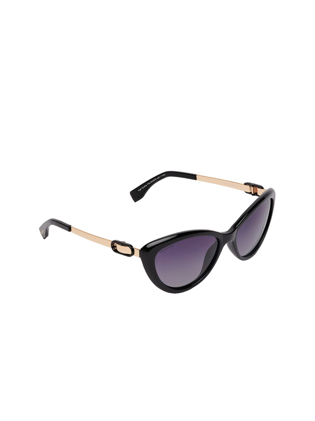 

ELVIS Women Cateye Sunglasses With UV Protected Lens, Black