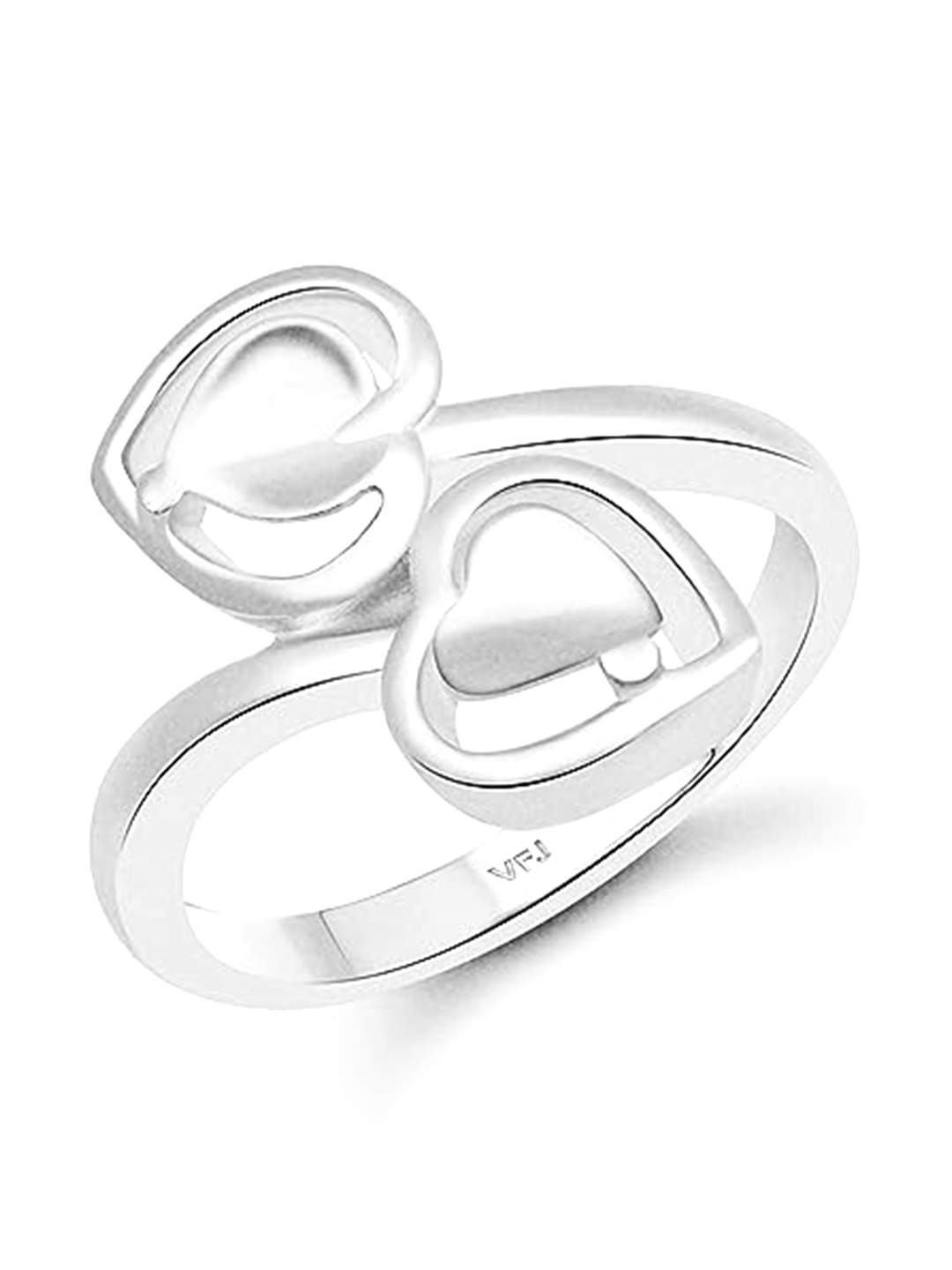 

Vighnaharta Rhodium-Plated Finger Ring, Silver