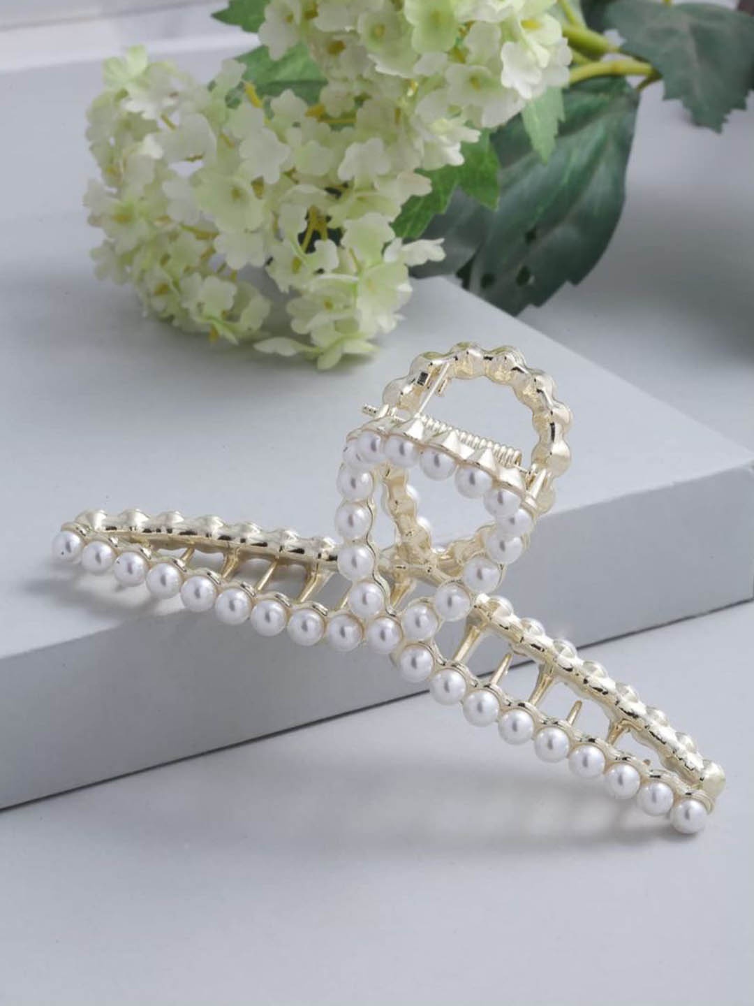 

DN Creation Embellished Claw Clip, Gold