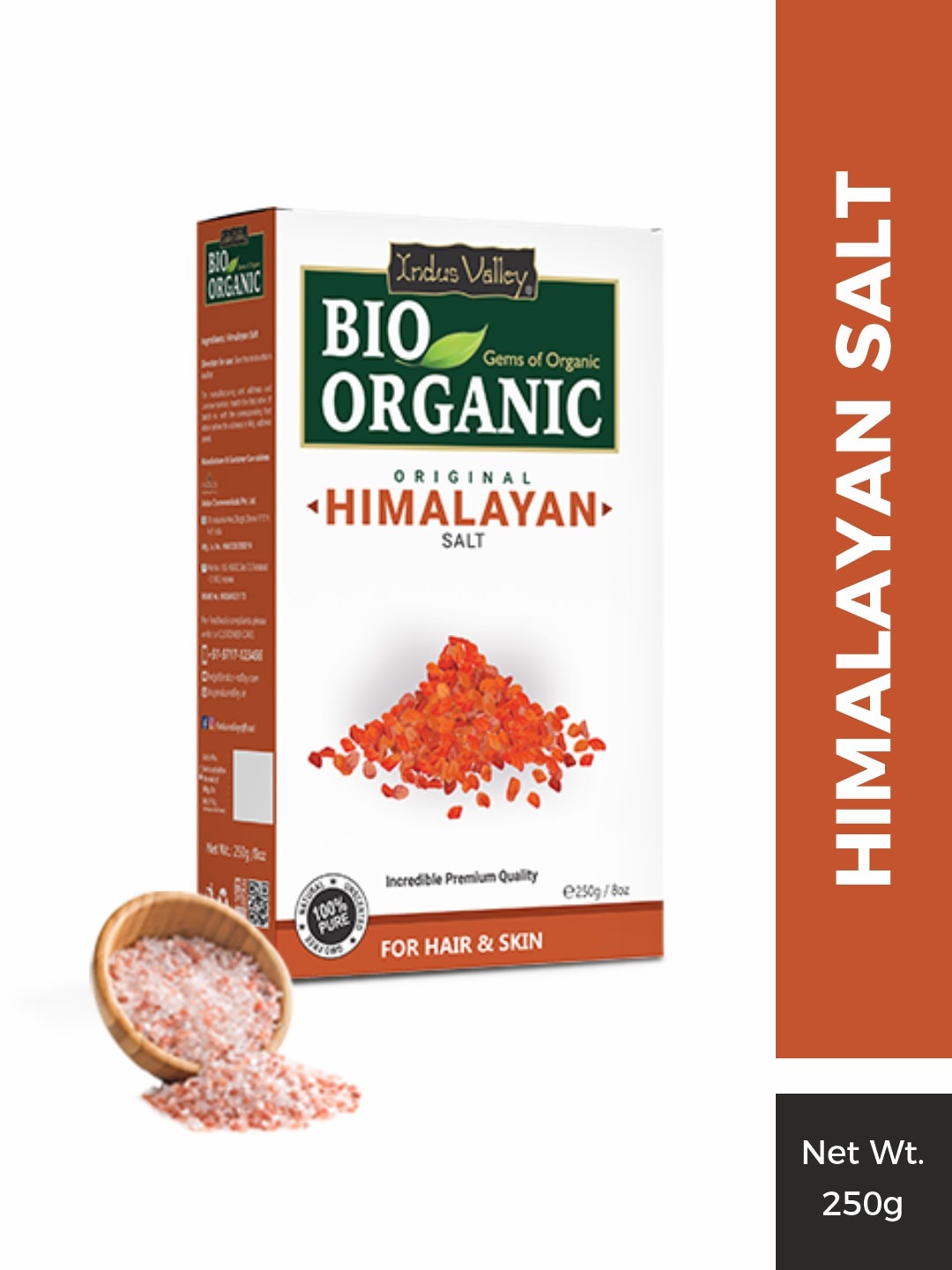

Indus Valley Bio-Organic Original Himalayan Salt 250g, Red