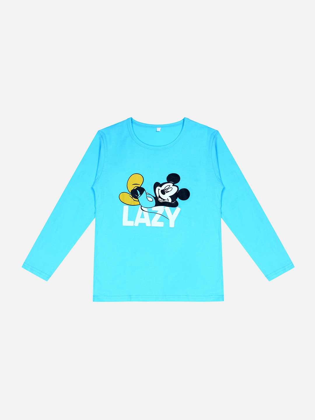 

Fasha Boys Mickey Mouse Printed Pure Cotton T-shirt, Blue