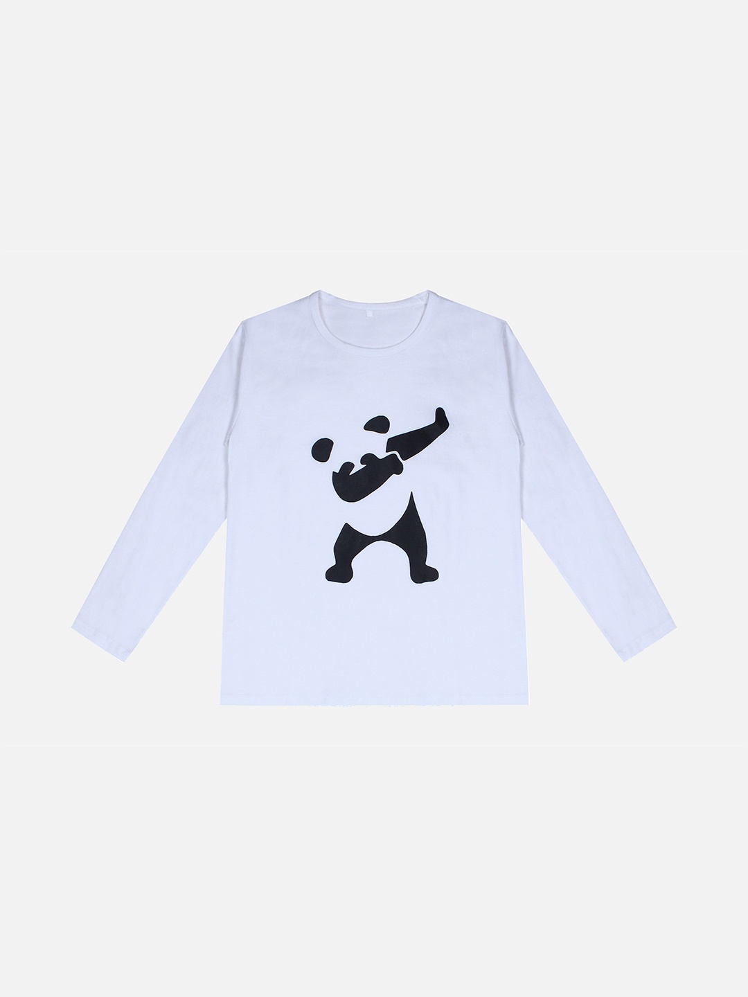 

Fasha Boys Printed Round Neck Pure Cotton T-shirt, White
