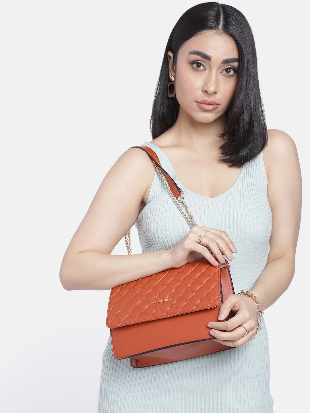 

Allen Solly Quilted Shoulder Bag, Brown
