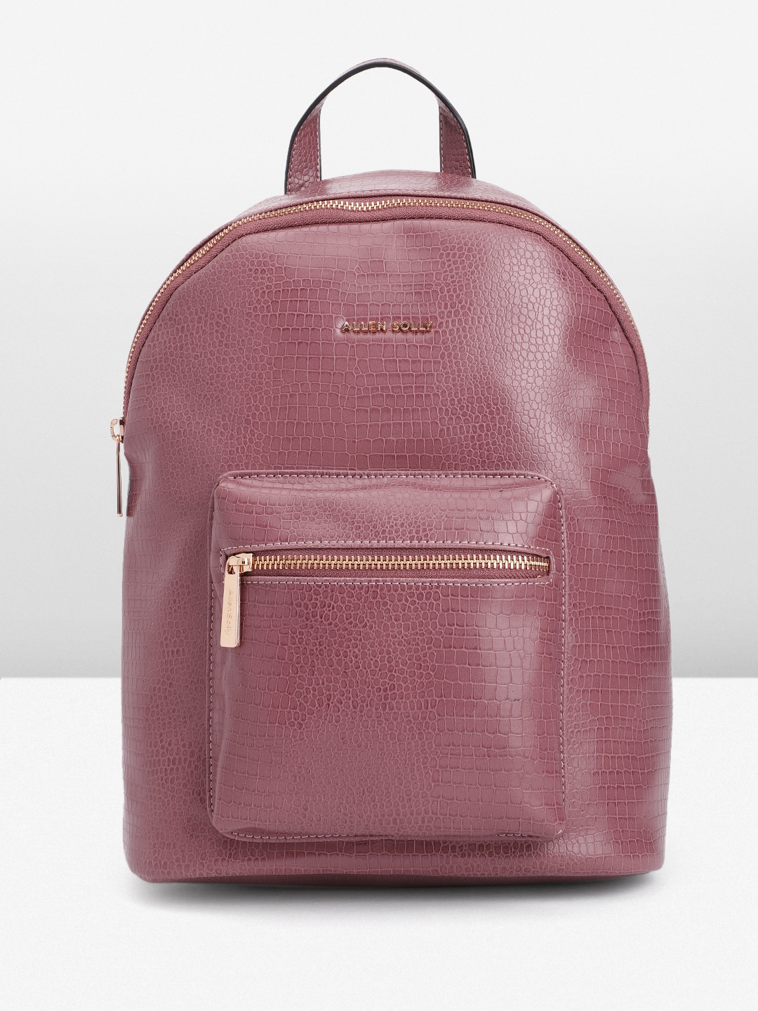 

Allen Solly Women Animal Textured Backpack, Mauve