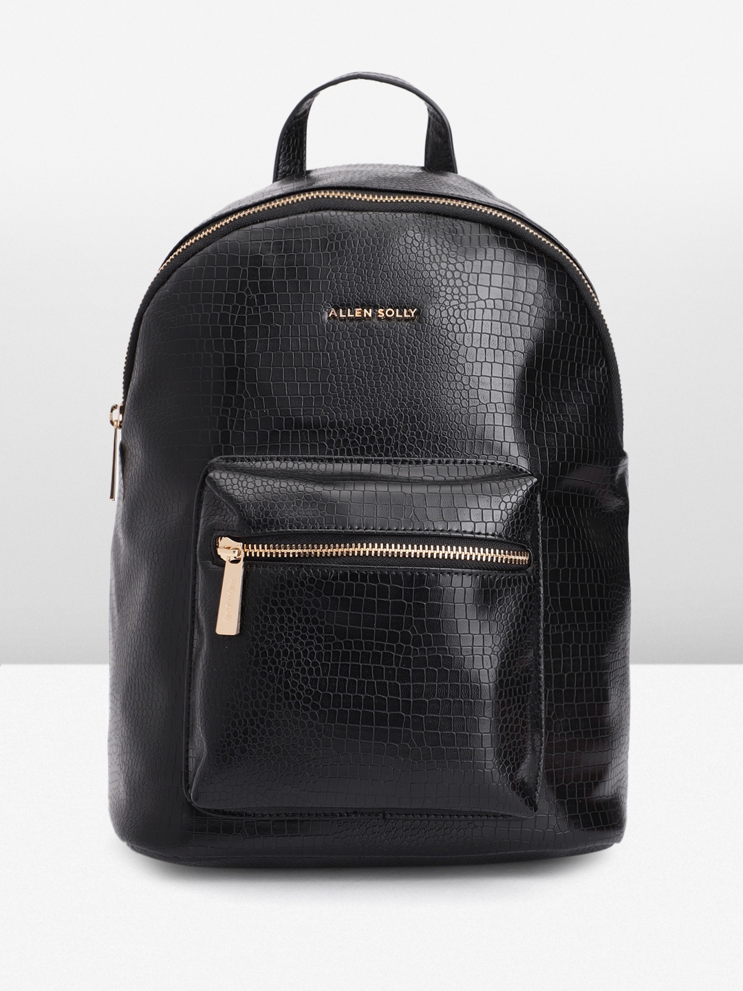 

Allen Solly Women Animal Textured Backpack, Black