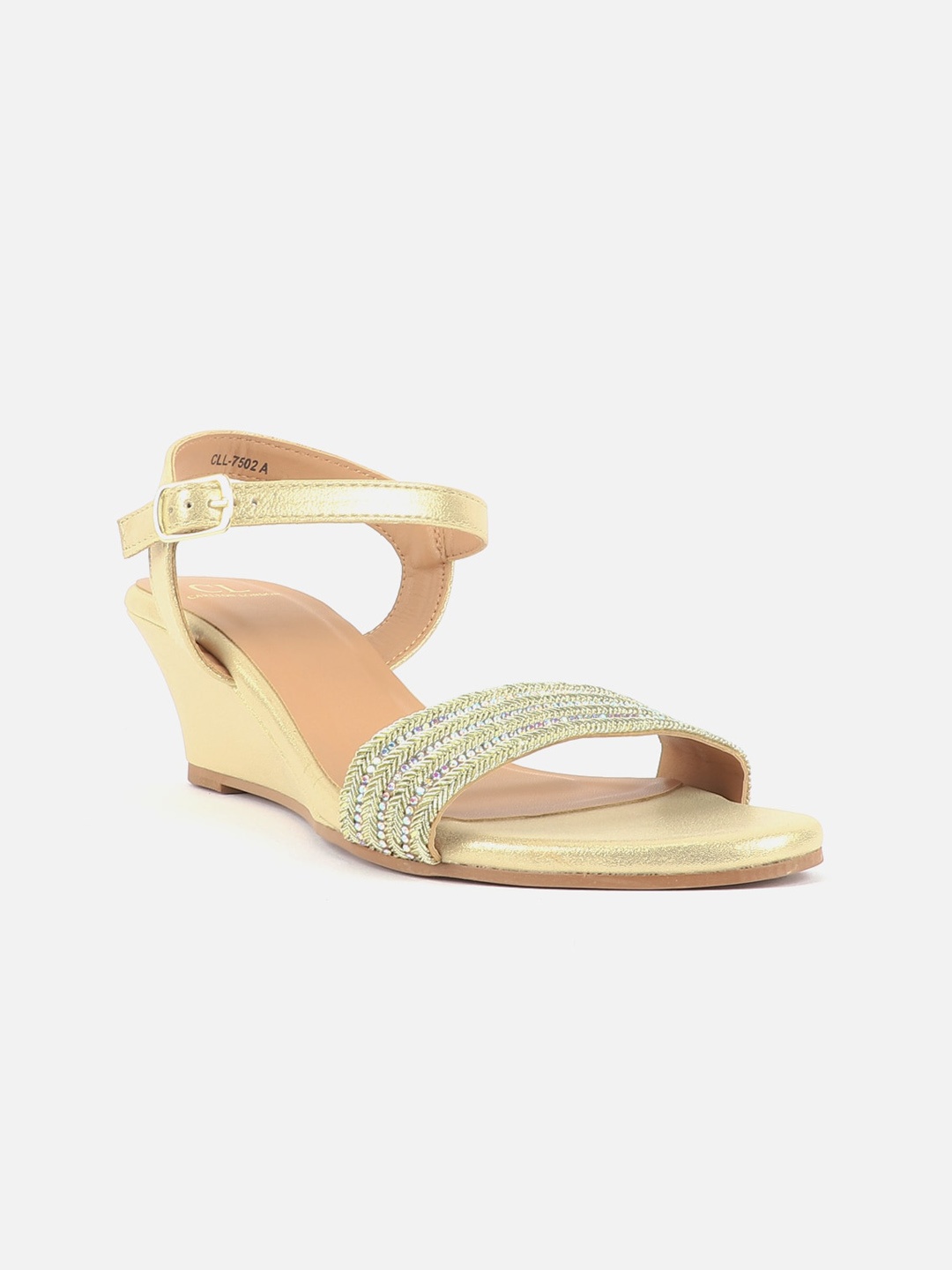 

Carlton London Embellished Wedge Heels, Gold