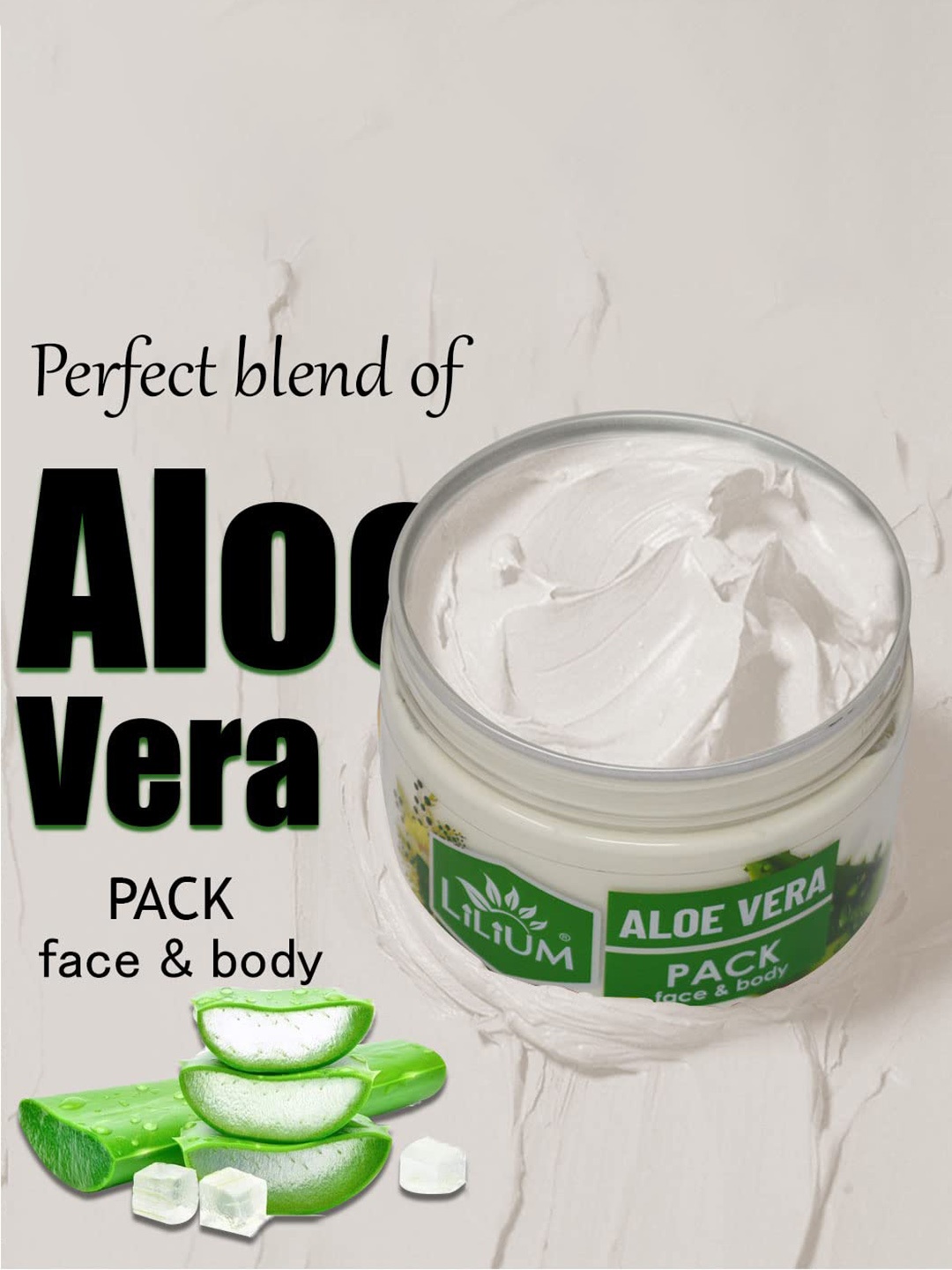 

Lilium Perfect Blend of Aloe Vera Face Pack - 250g, Na