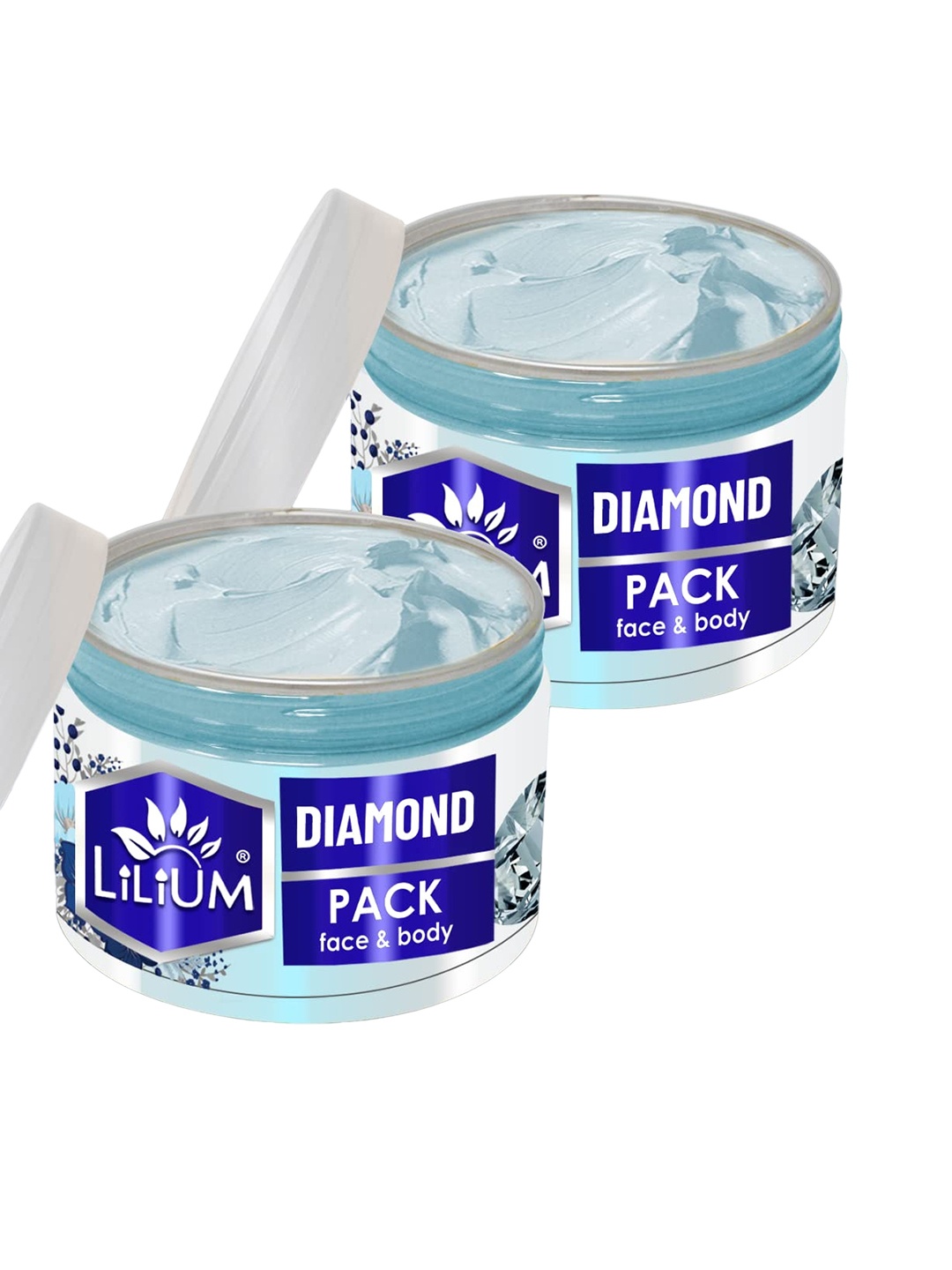 

Lilium Diamond 2-Pcs Face Pack 250g Each, Na