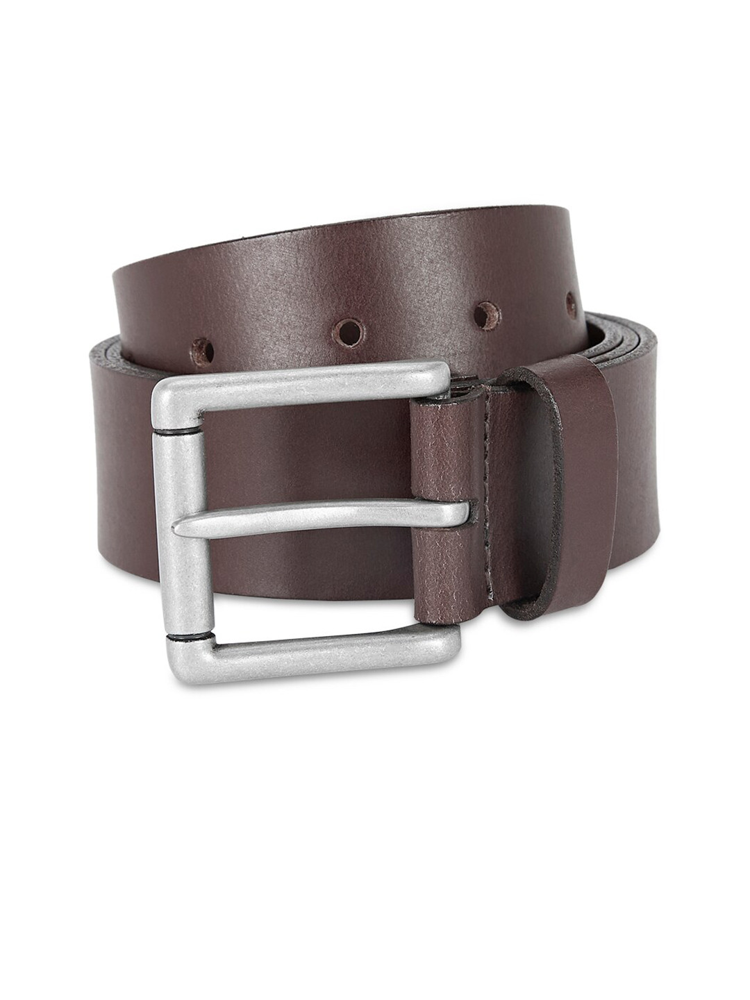 

United Colors of Benetton Men Leather Belt With Tang, Brown