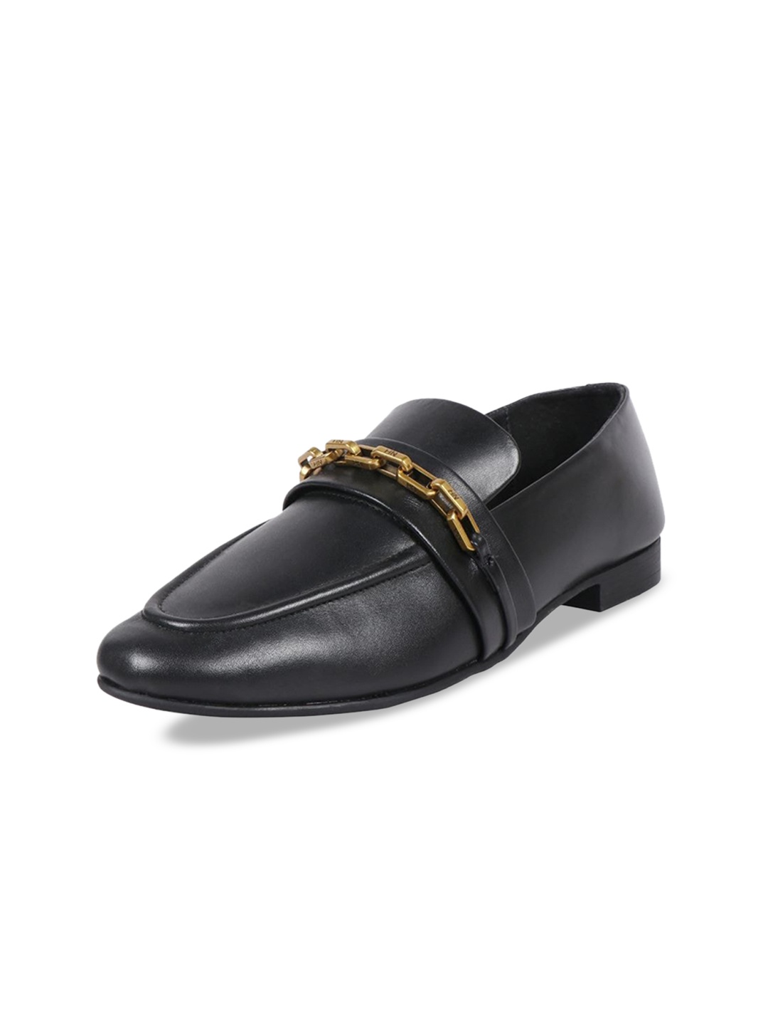 

Hidesign Women Vienna Embellished Leather Loafers, Black