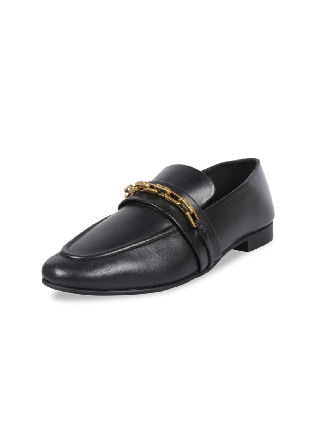 

Hidesign Women VIENNA Leather Comfort Insole Horsebit Loafers, Black