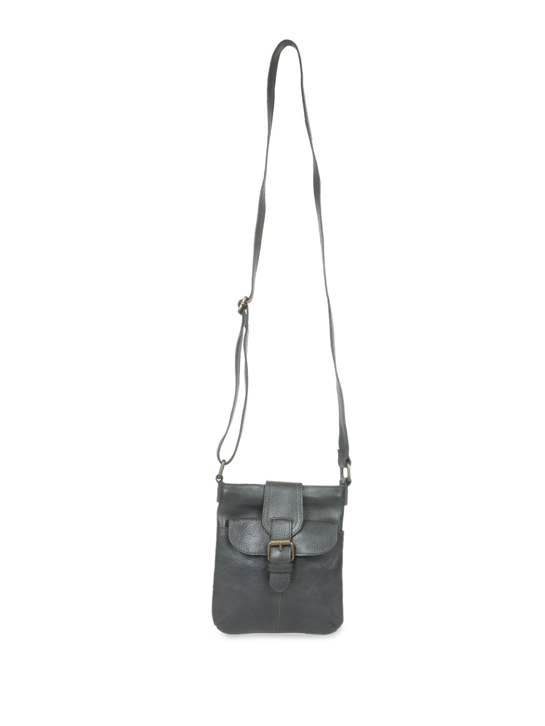 

Saint G Leather Bucket Sling Bag, Black