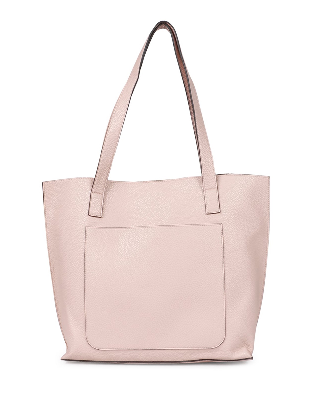 

Saint G Leather Shopper Shoulder Bag, Beige