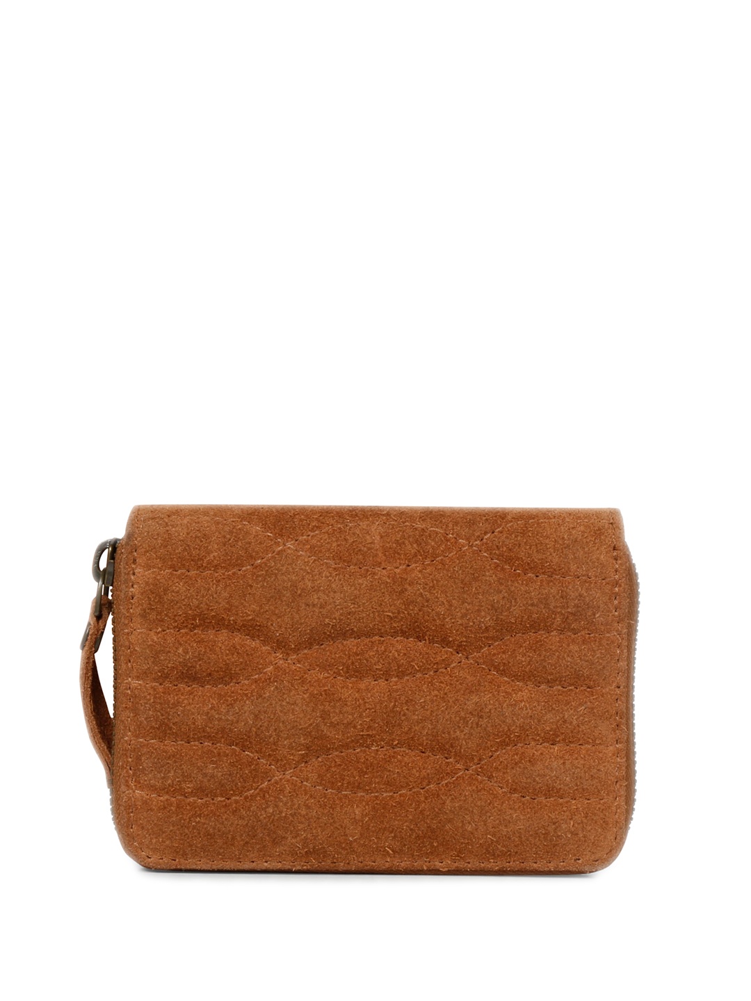 

Saint G Tan Leather Textured Purse